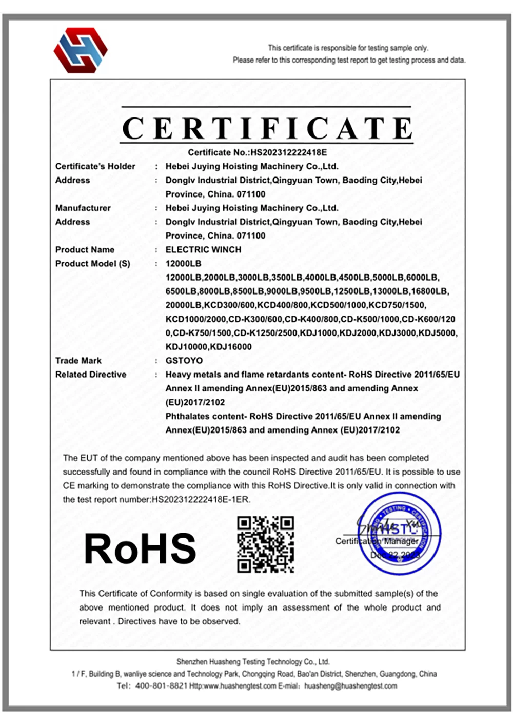 chain pulley block 1 ton