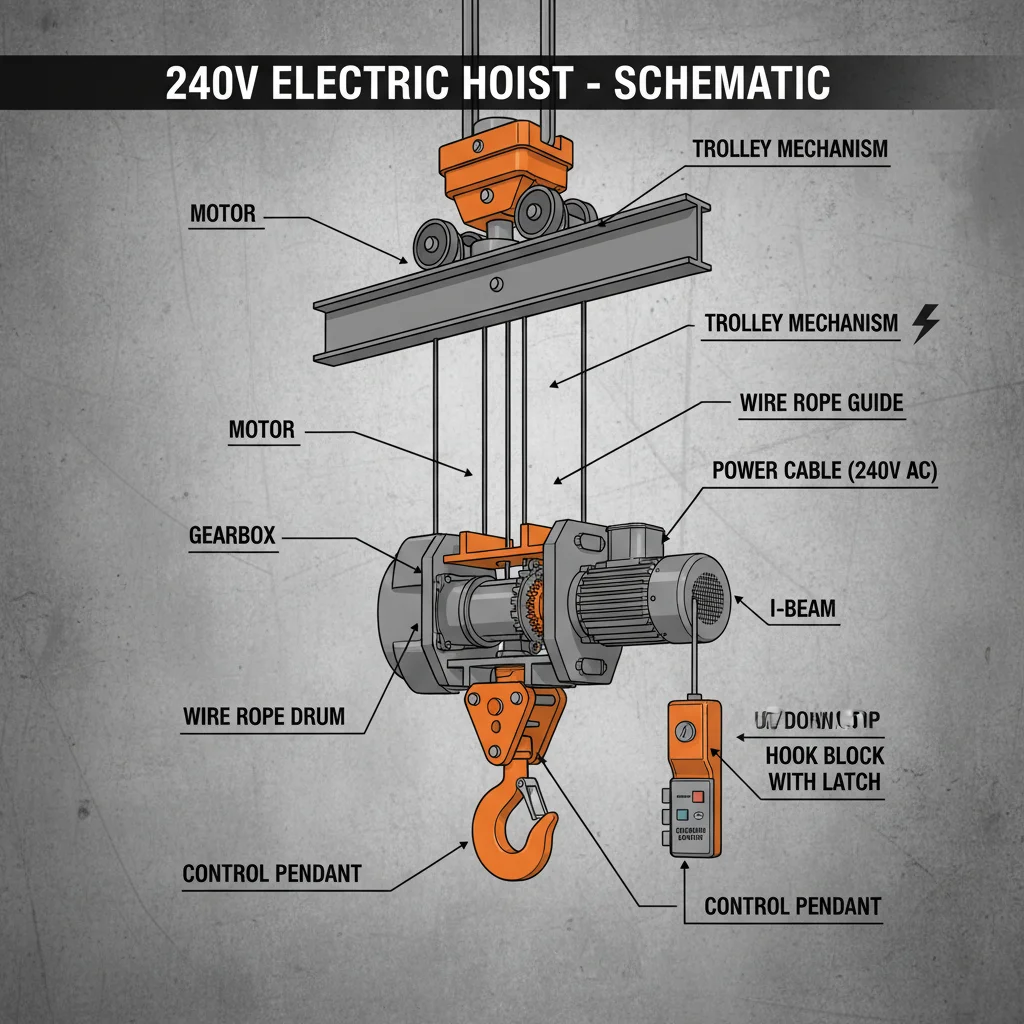 Maximize Construction Efficiency with a Reliable 240v Electric Hoist