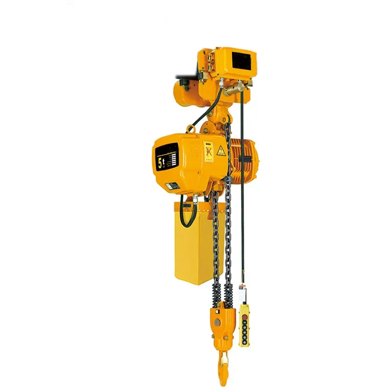 Safe Certified Low Noise Electric Chain Hoist Sturdy Electric Chain Hoist 5 Ton with High Load Capacity Perfect for Industrial Hoisting Applications