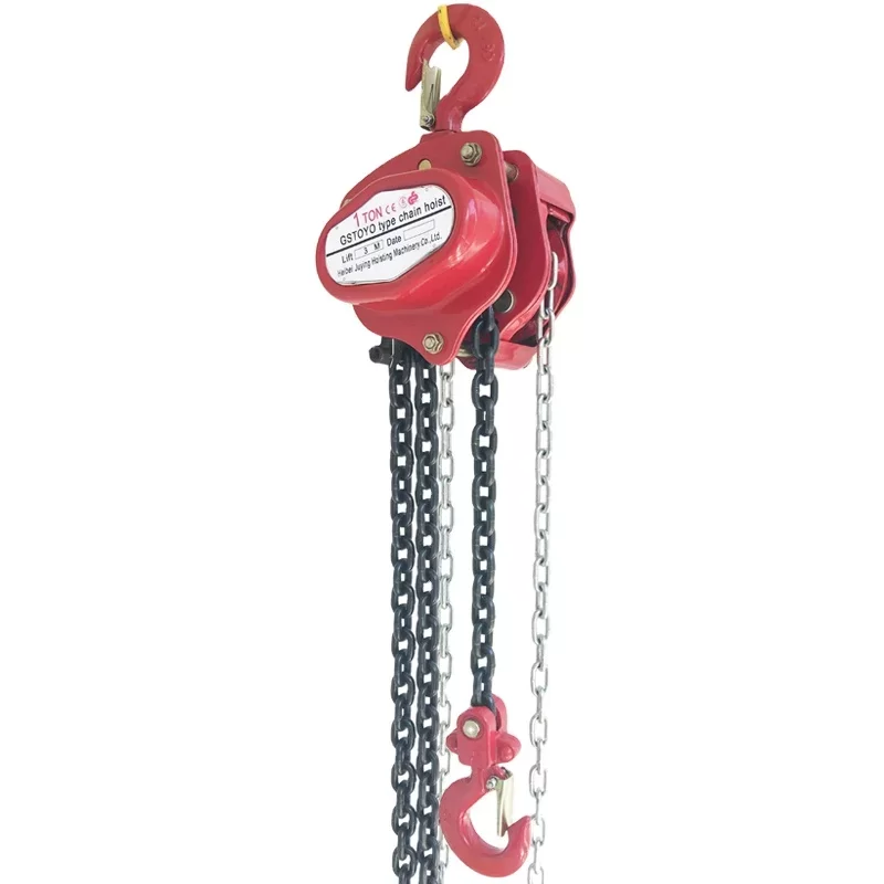 GSToyo Brand 5 Ton Manual Operated Chain Hoist High Quality Lifting Tools Chain Pulley Block
