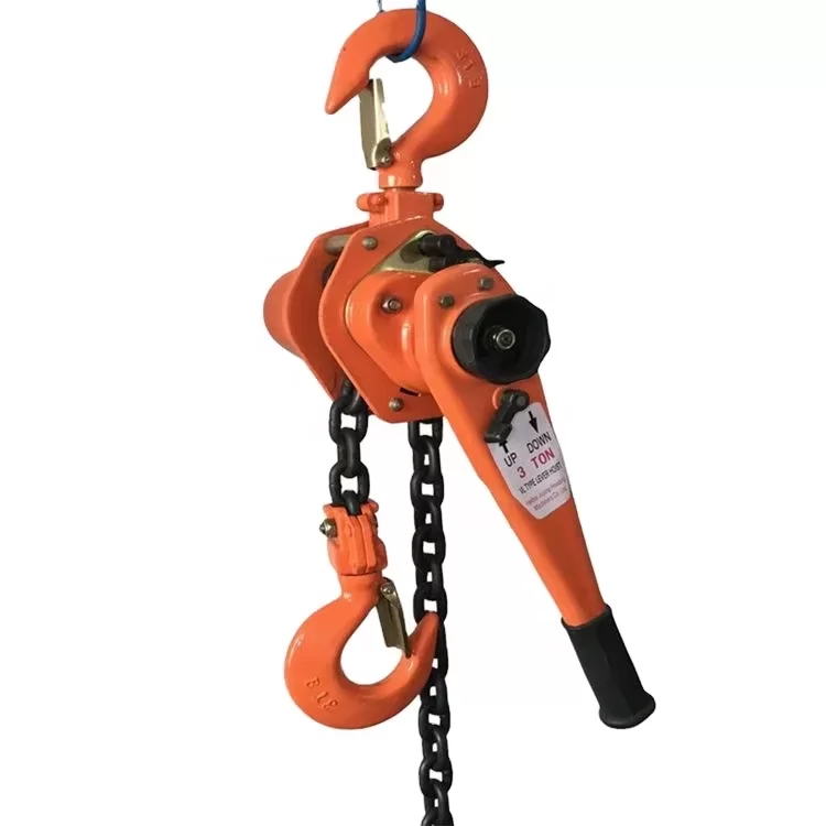 New Hand Chain Lever Block Chain Hoist 1.5 Ton for Home Use Retail Construction Lifting