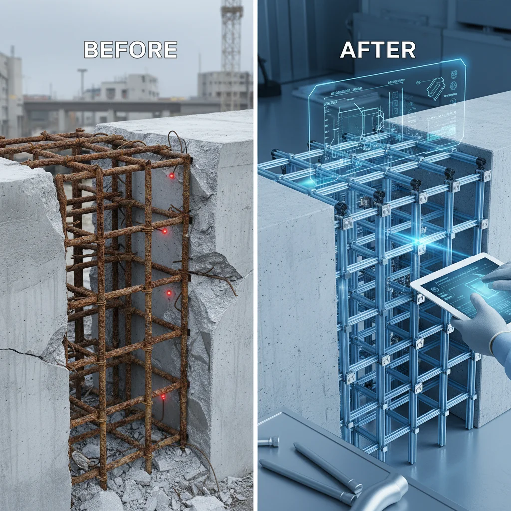 NextGen Infrastructure Composite Fiberglass Rebar For a Greener Future