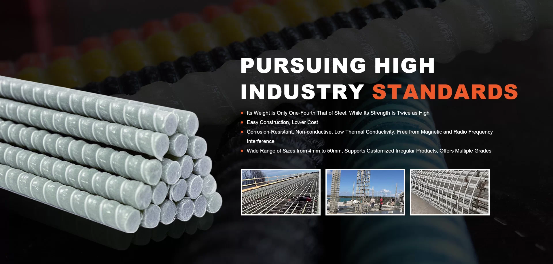 composite fiberglass rebar