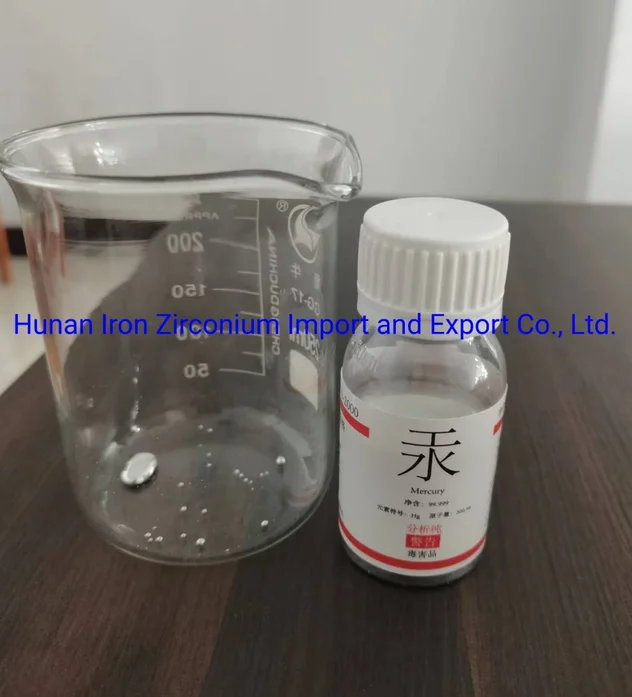 Factory Direct Sale Pure Mercury Metal Liquid For Laboratory Research Experiment