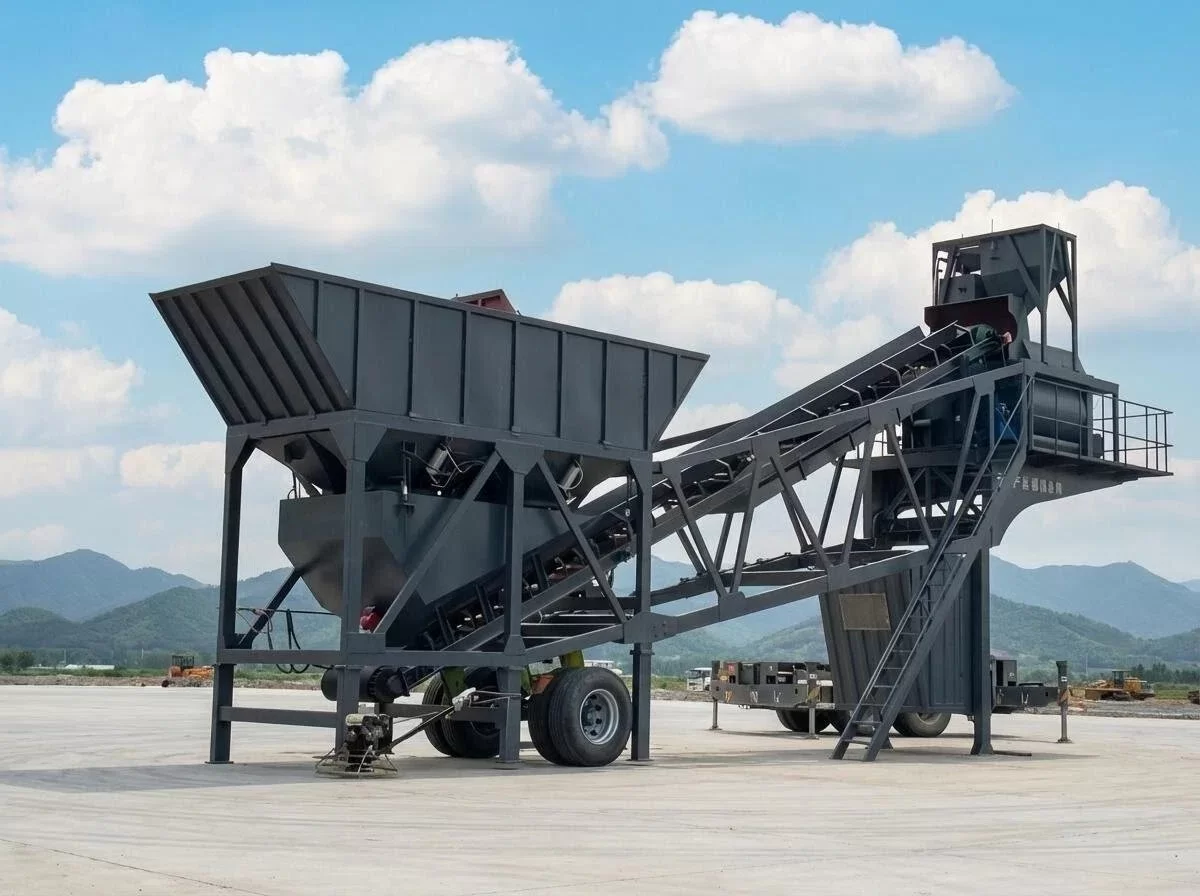 Trạm trộn bê tông di động và di động có đáng mua không?