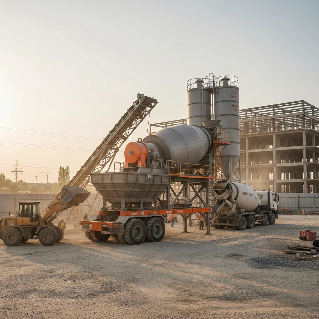 Efficient Mobile FoundationFree Concrete Batching Plant Guide