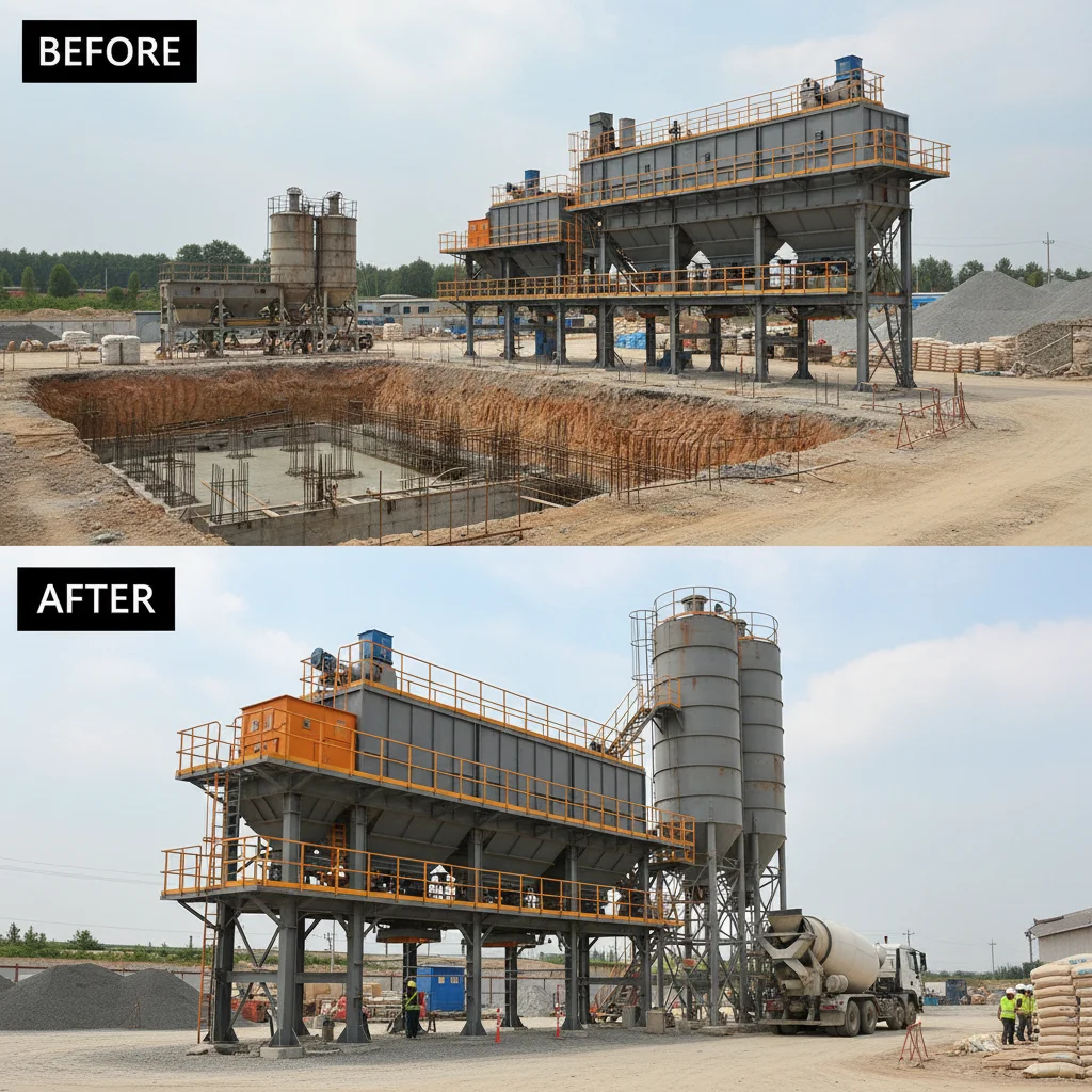 Maximize Project Flexibility with a No Foundation Concrete Batching Plant