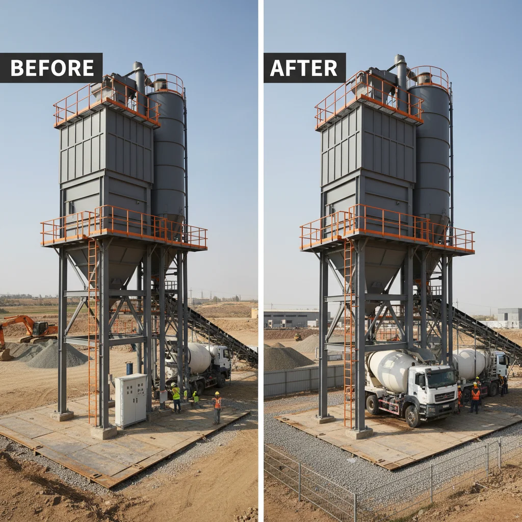 Foundationfree fastassemble concrete plant Revolutionizing Construction Efficiency