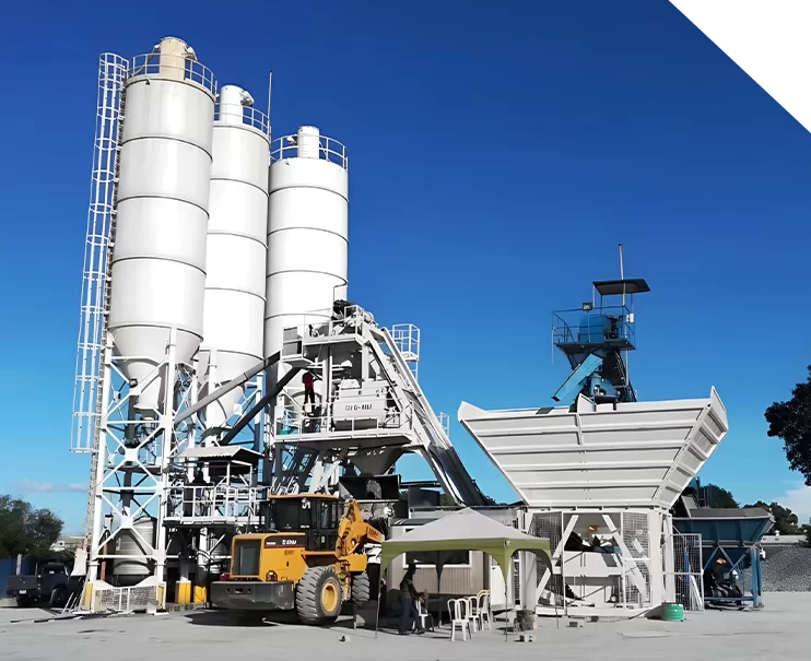 Mobile Concrete Mixing Plant In Road And Highway Engineering