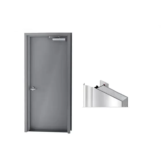 Steel fire door