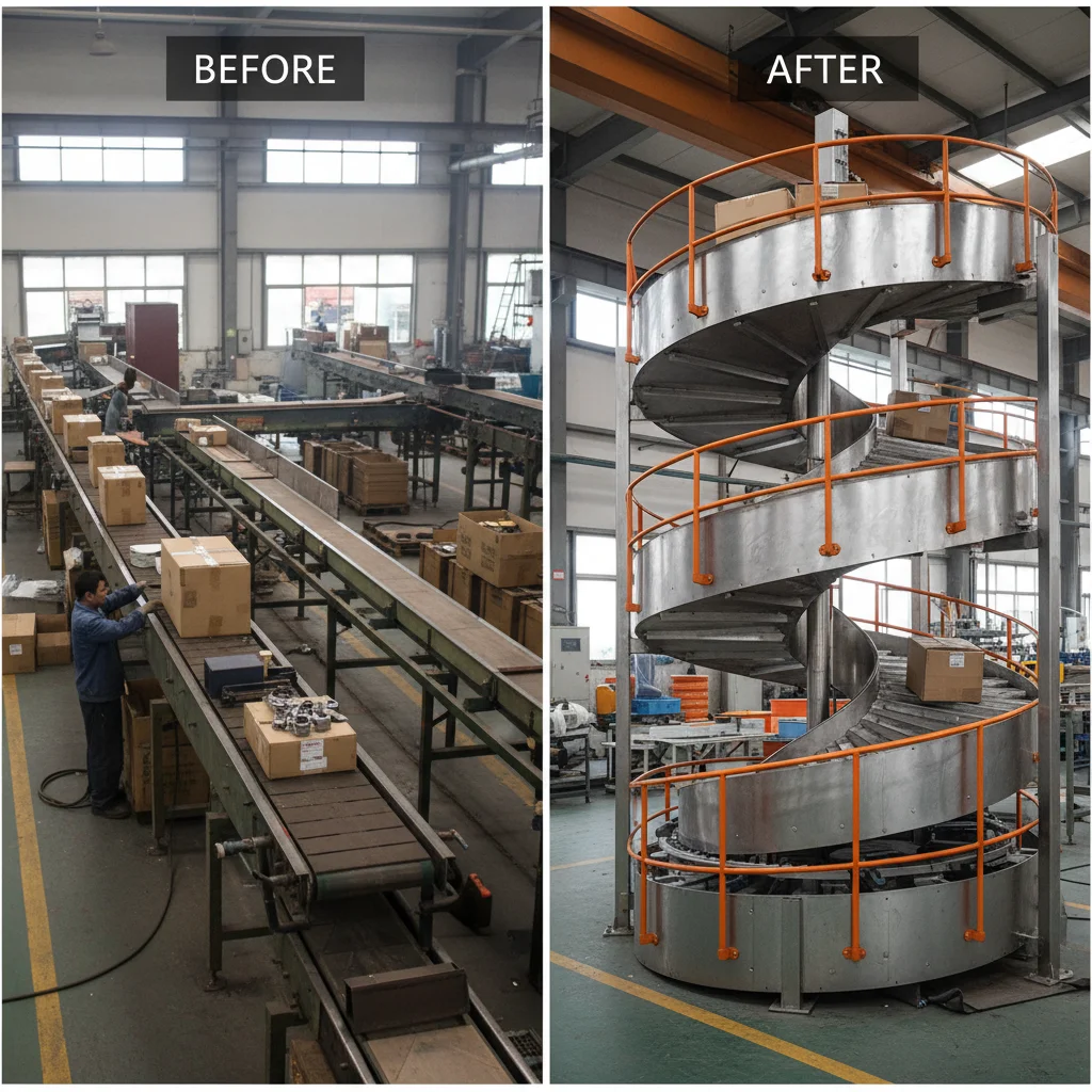 Understanding the Benefits of the Balanced Spiral Conveyor Belt System