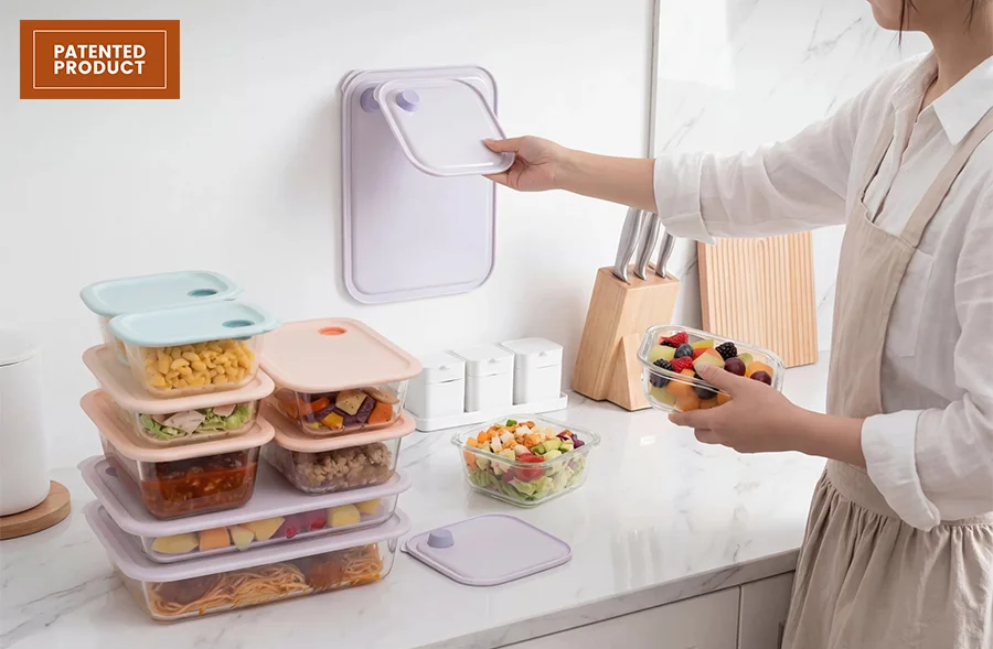 Click-it！™ Glass Food Storage Set