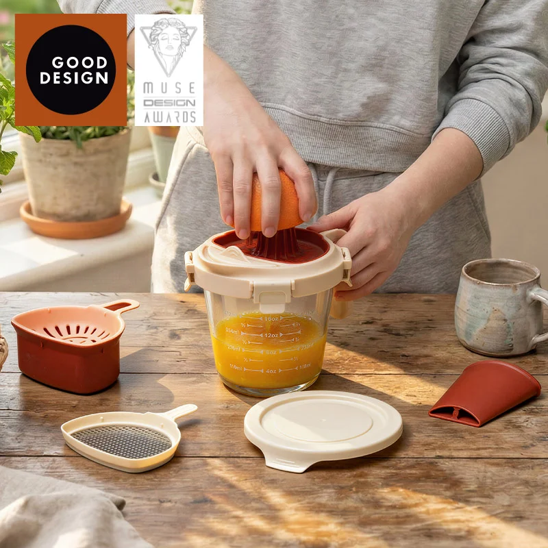 Multifunctional 700ml Borosilicate Glass Measuring Cup Set for Food Preparation