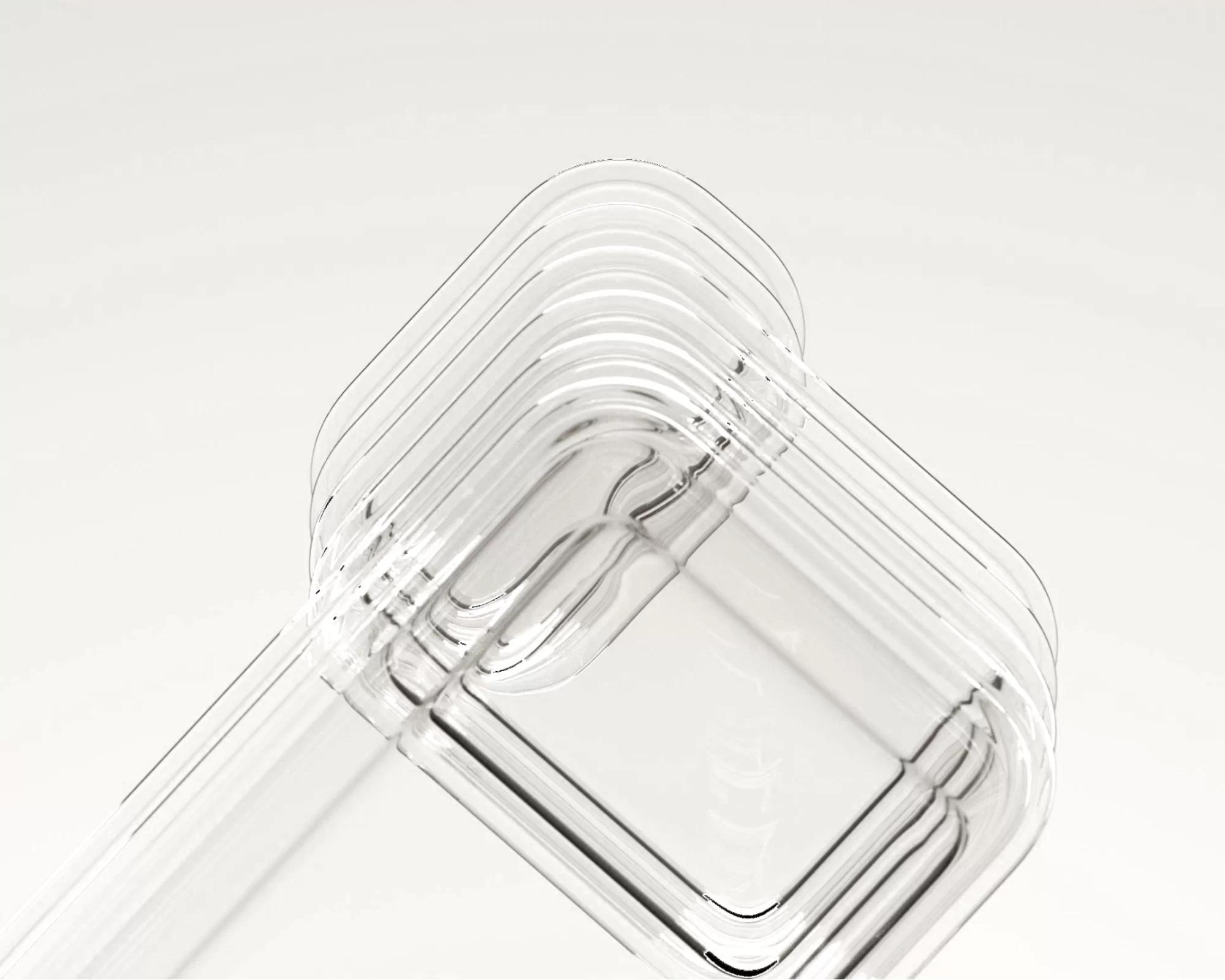 glass mixing bowls with lids factory