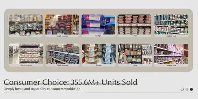 large airtight glass containers for food storage