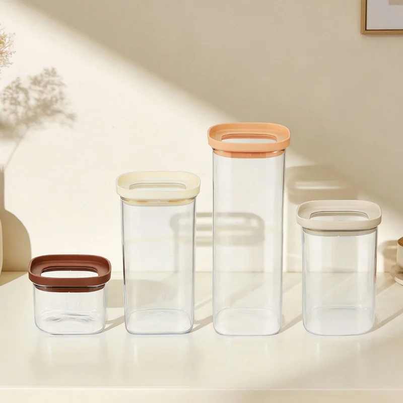 IKOO Borosilicate Glass Canister with Tempered Lid – Multiple Sizes