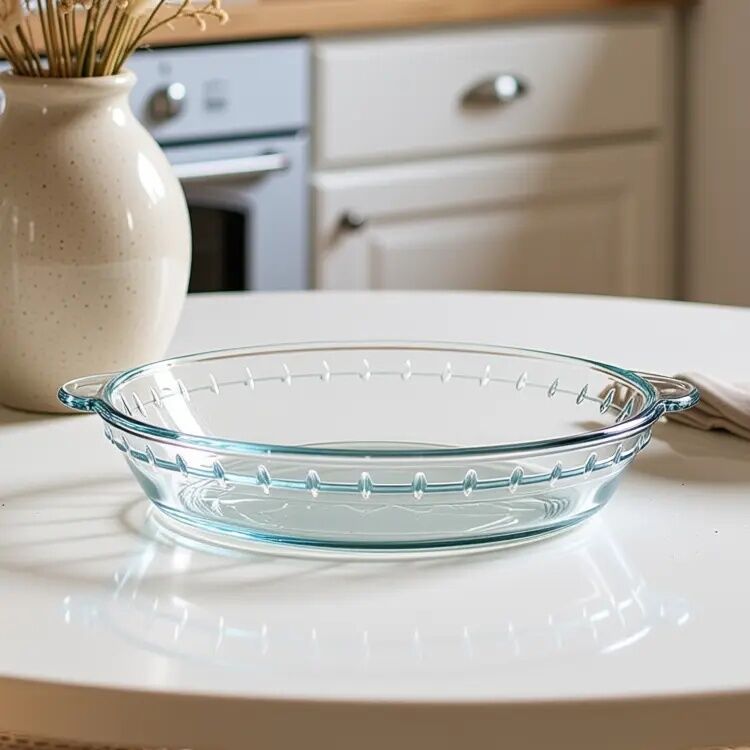 IKOO High Borosilicate Glass Baking Dish -40°C to 560°C Heat Resistant