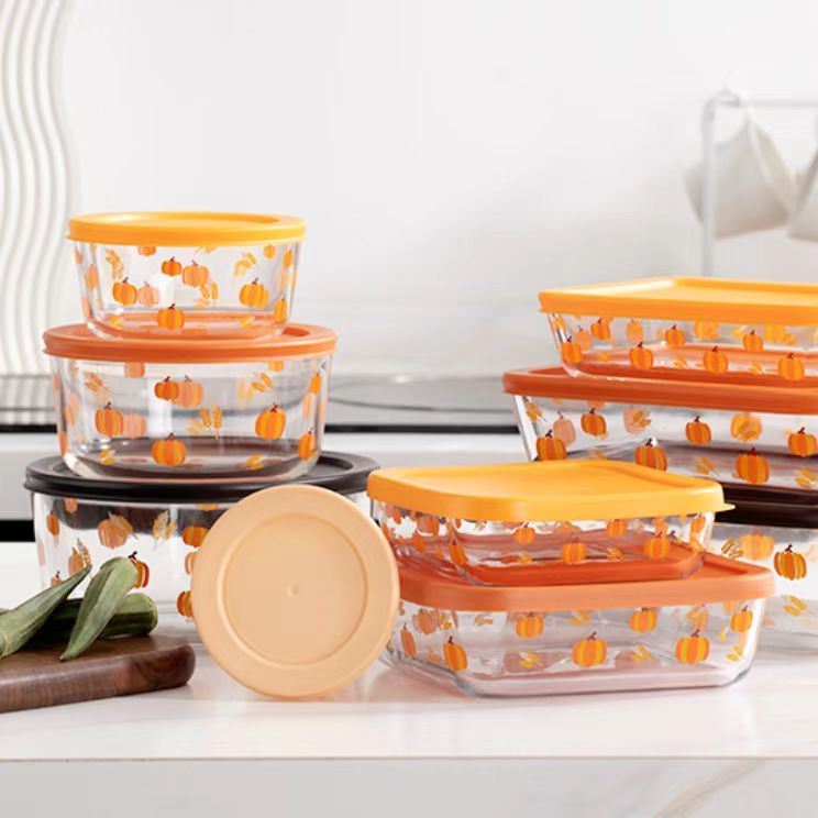 IKOO Simply Store High borosilicate glass food container