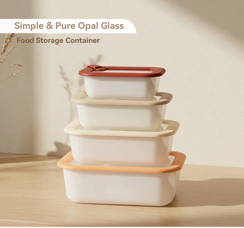 Glass Food Container with Lid