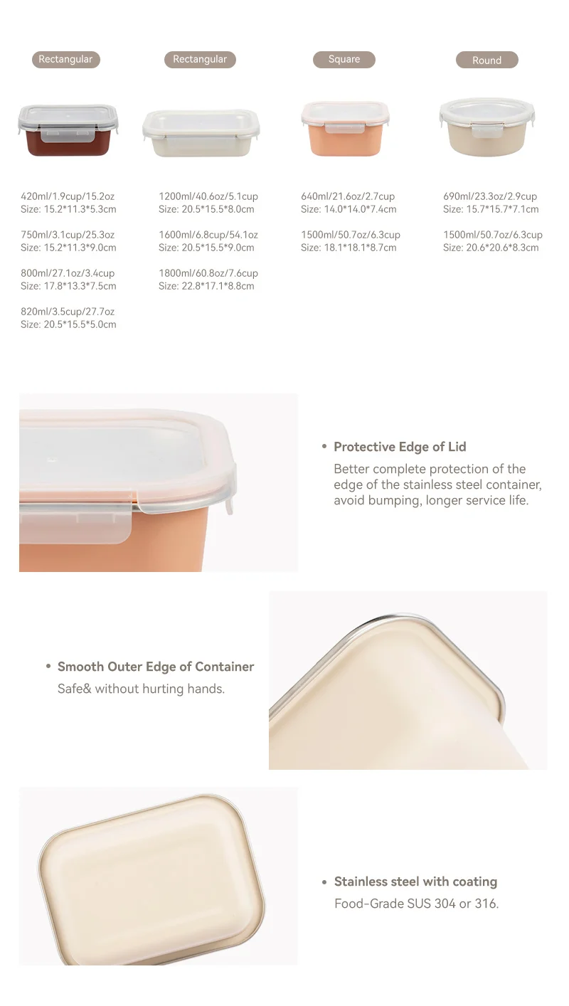 Stainless Steel Container Sizes