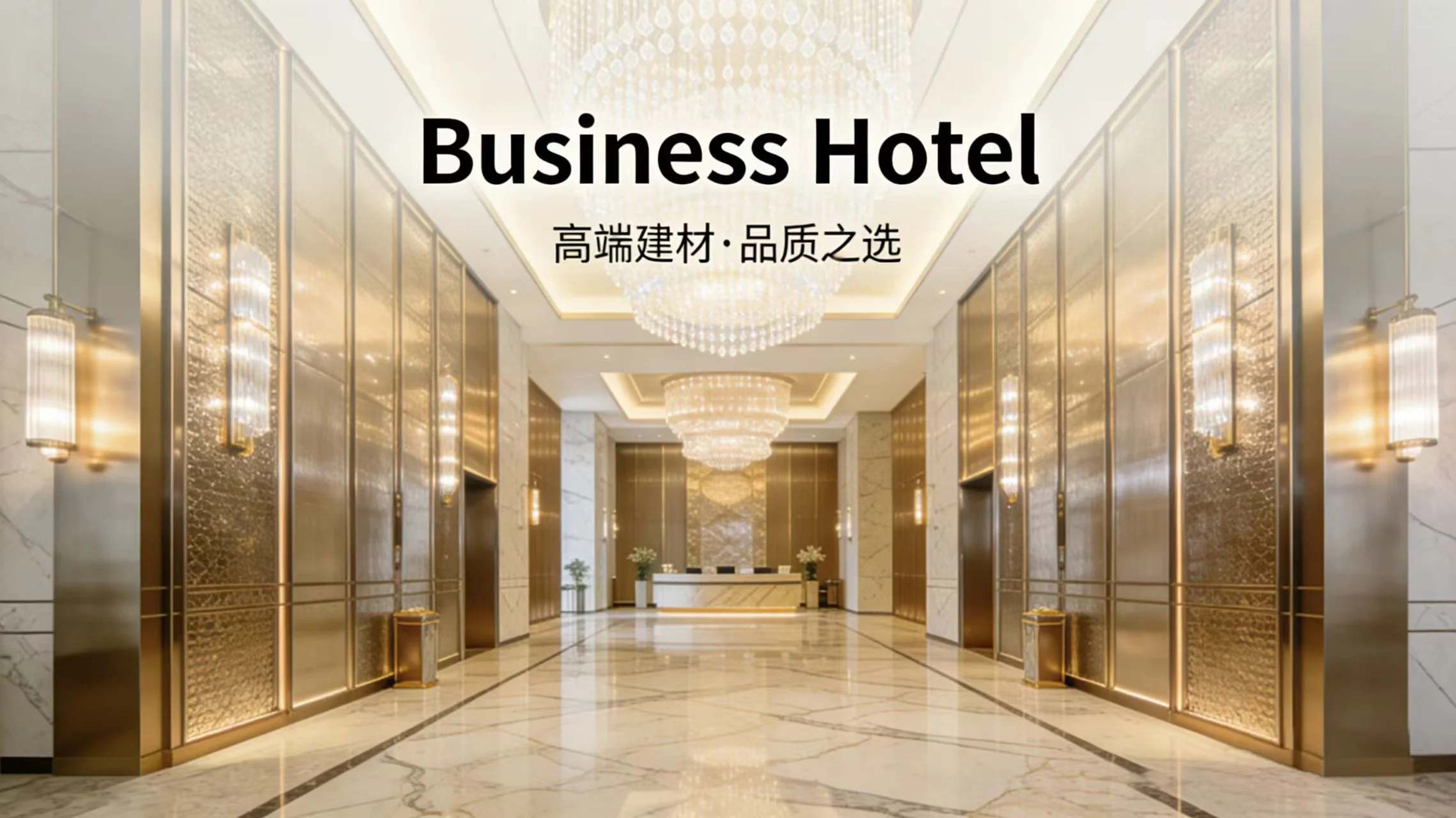 Keseluruhan Pasokan Bahan Bangunan Dekorasi Kelas Atas untuk HoTel Bisnis Bintang Lima