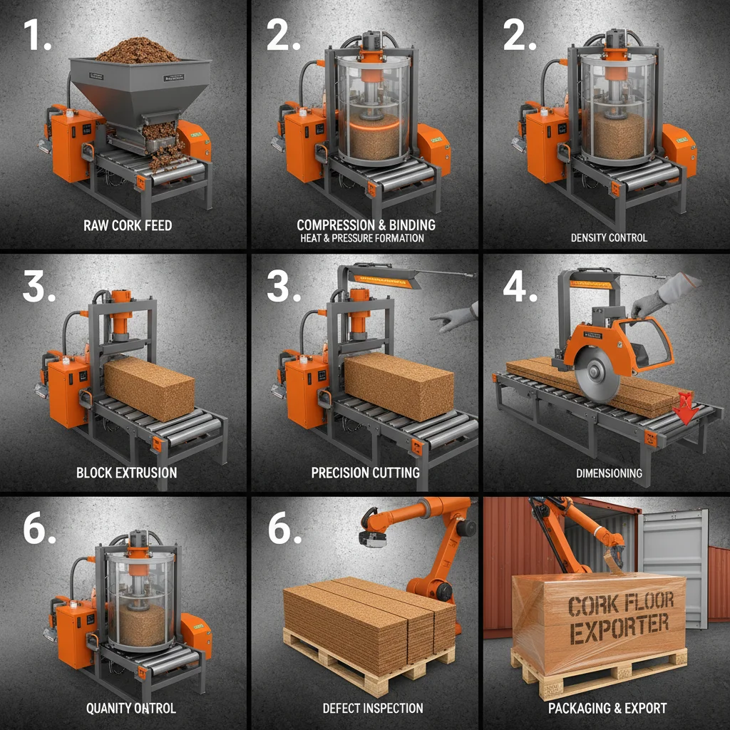 Professional Cork floor Exporter for Sustainable Building Materials