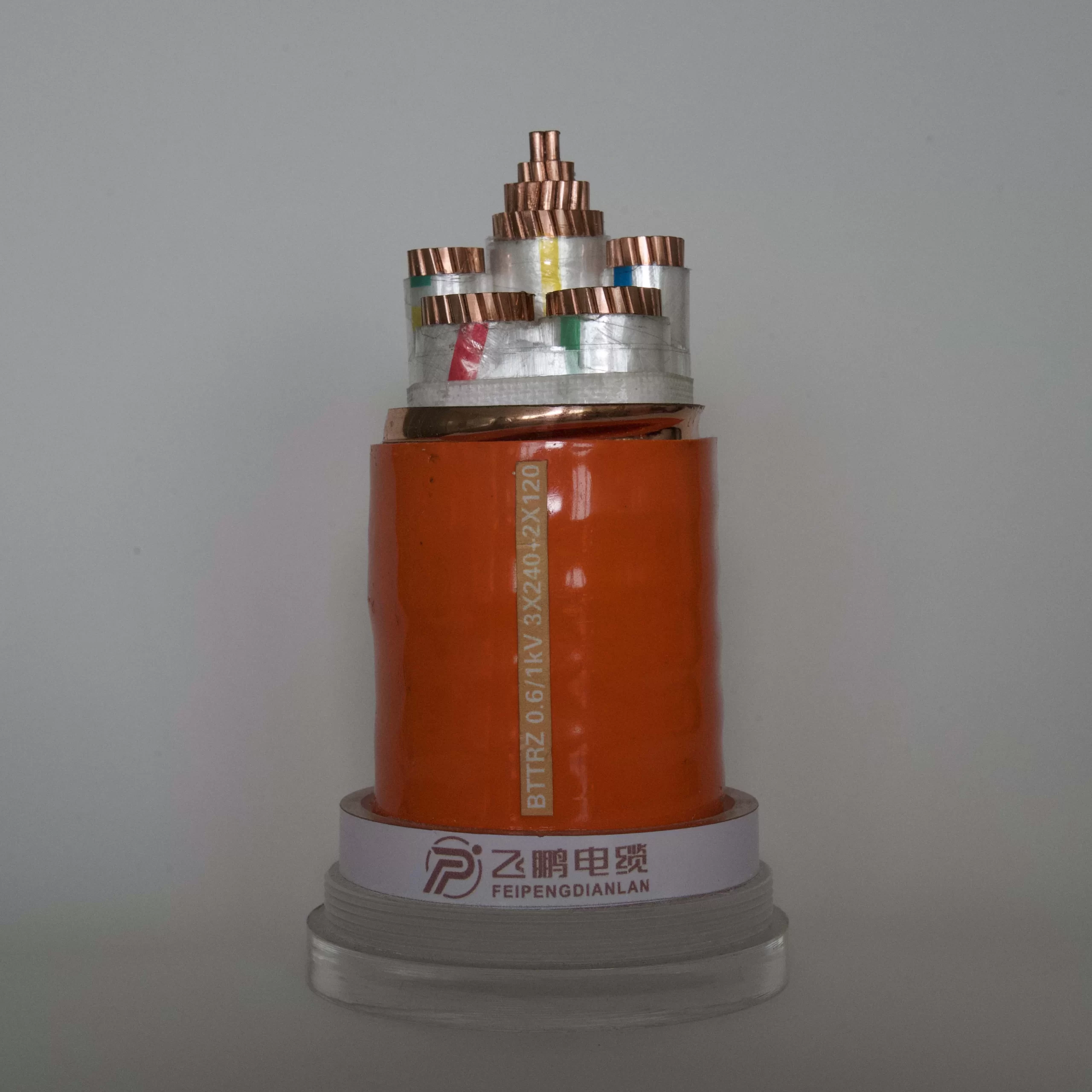 Isolated Mineral-Insulated Flexible Fire-Resistant Cables