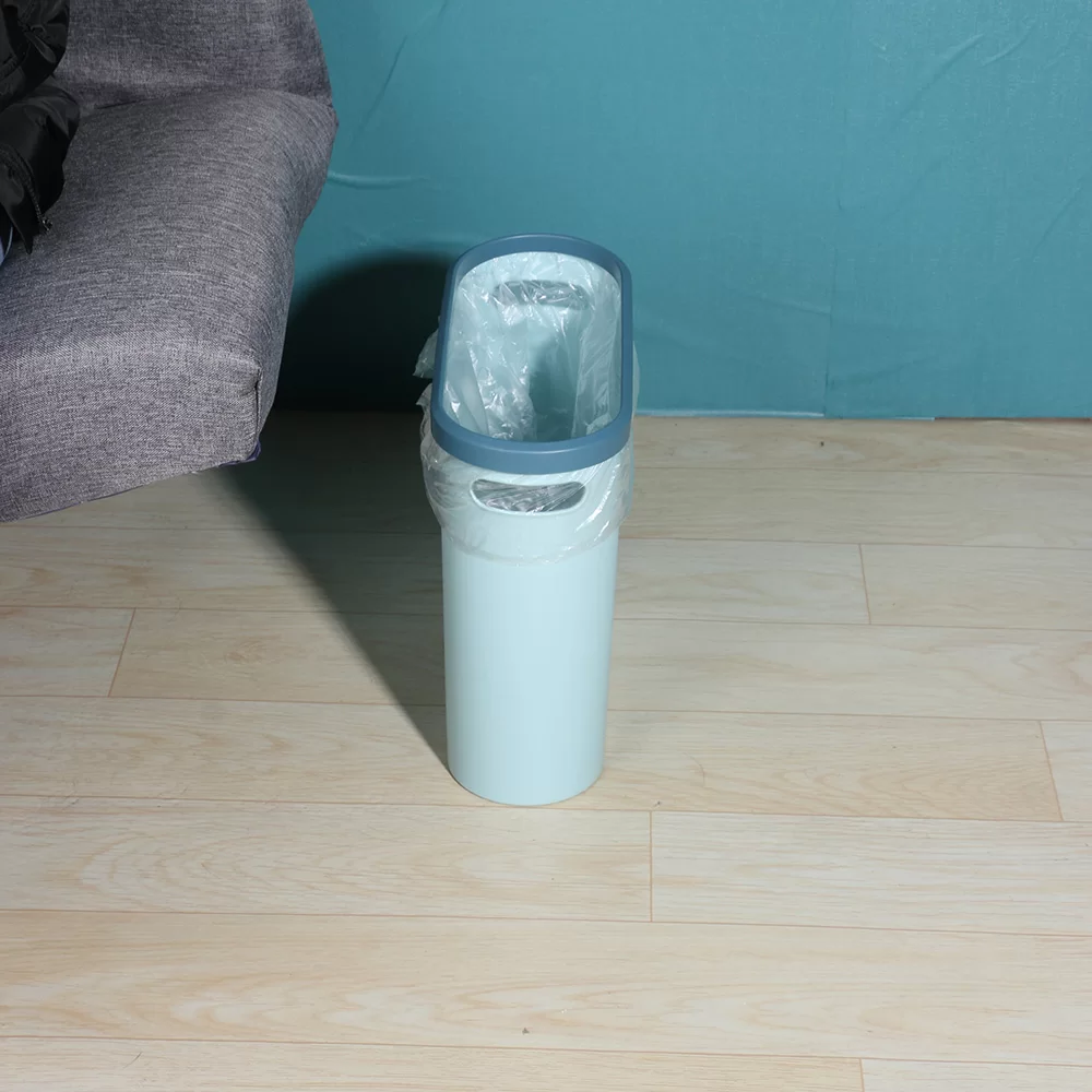 Gap Elastic Lid Storage Garbage Bin