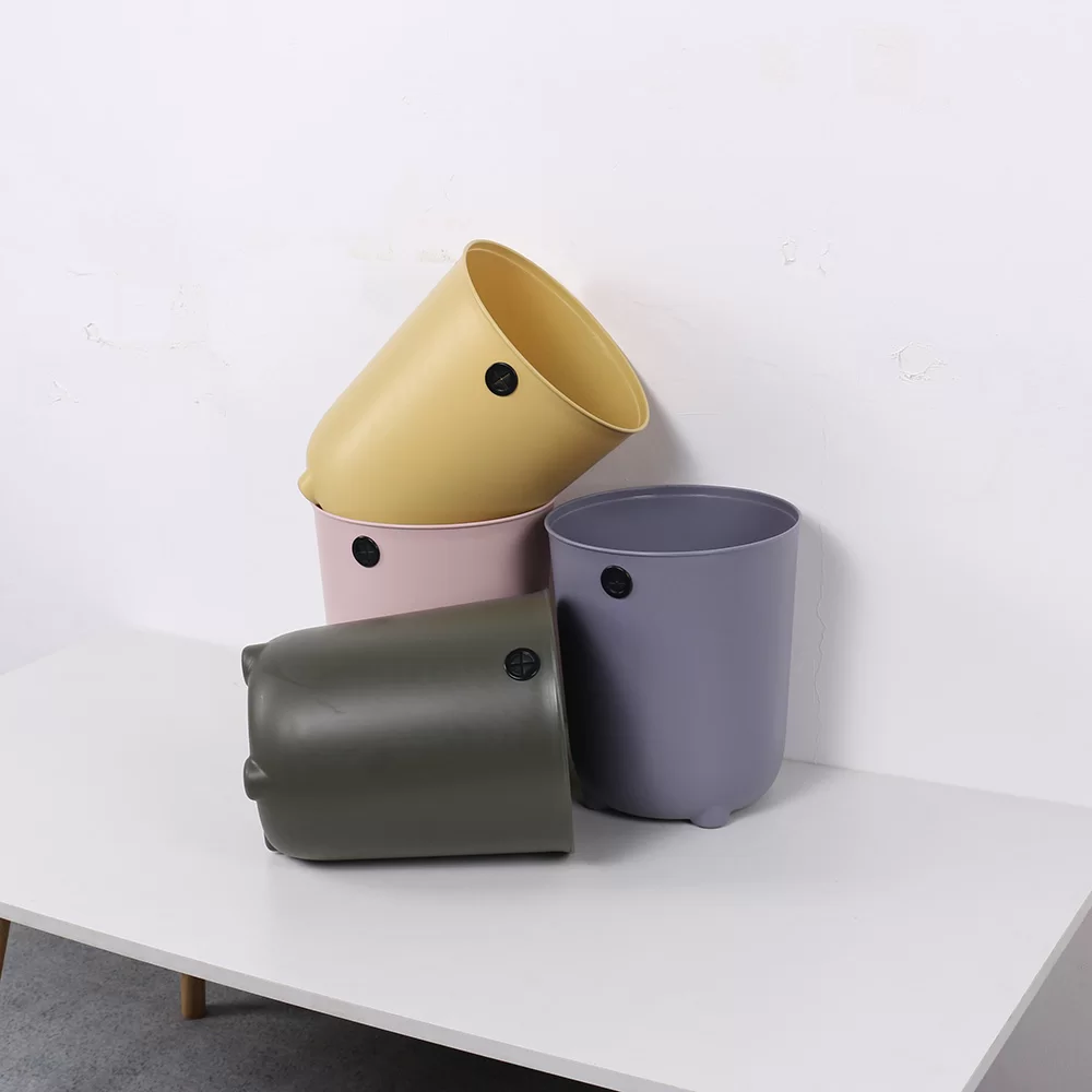 Light Luxury Circular Garbage Bin