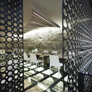 more about Perforated Interior Decoration