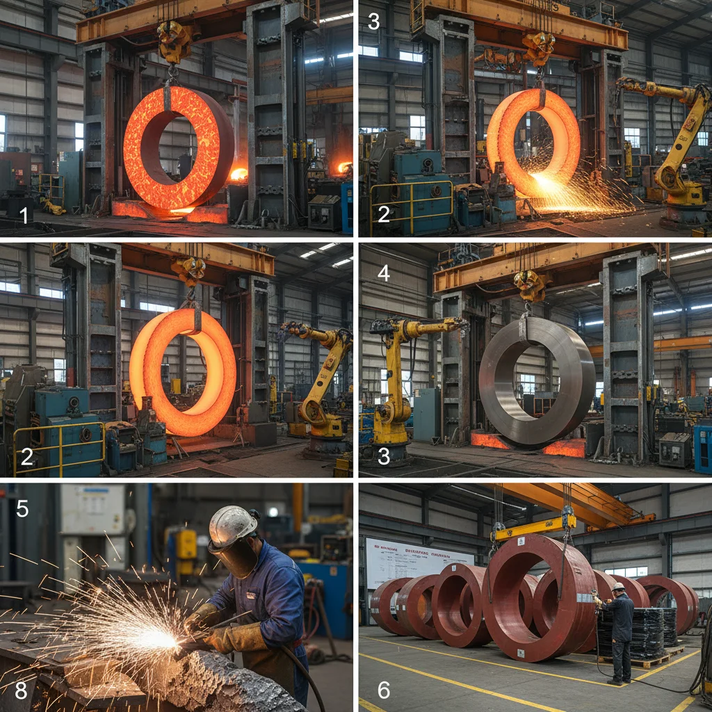 Professional Large Diameter Rolled Ring Factory For Forgings