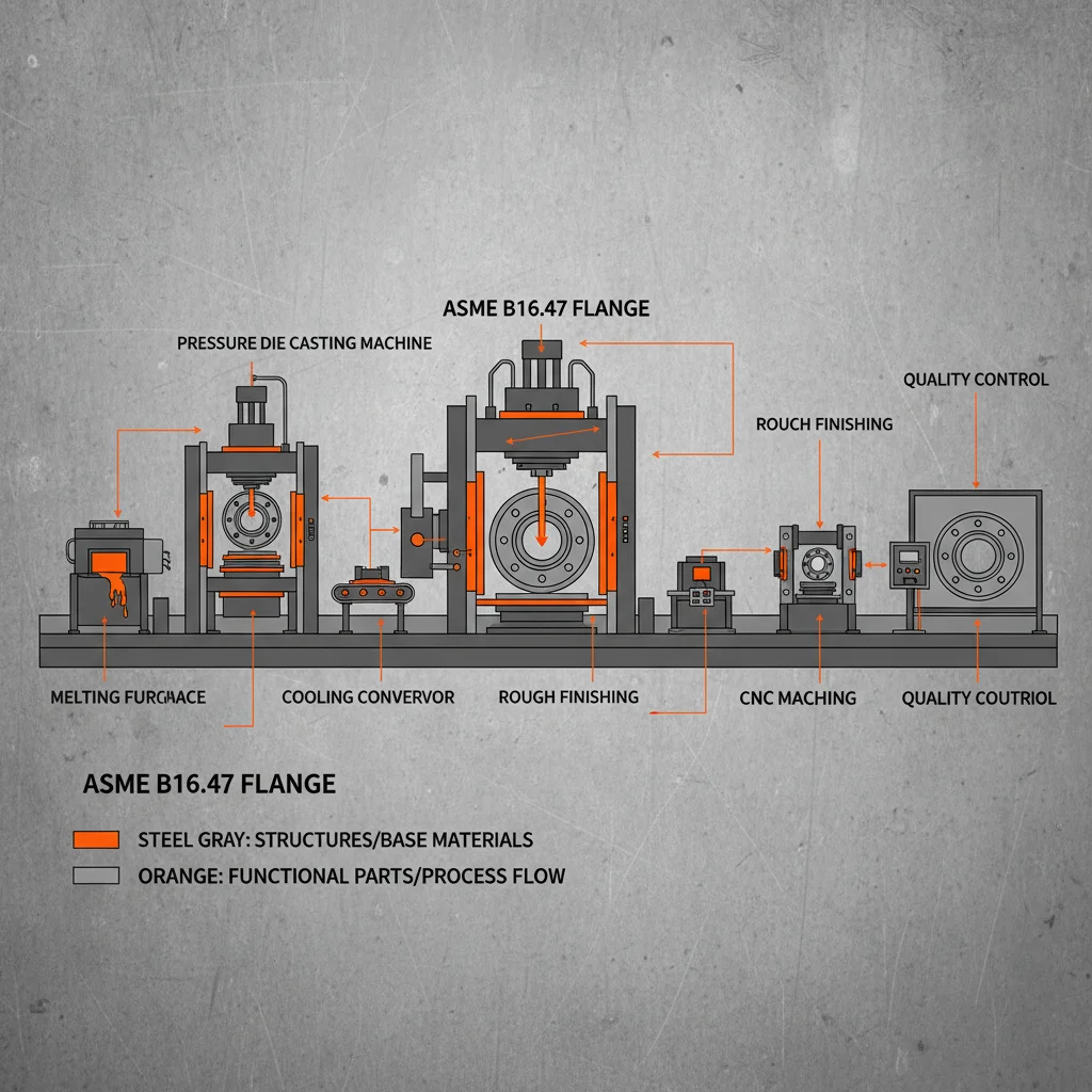 Professional ASME B16.47 flange factory for Large Diameter Piping