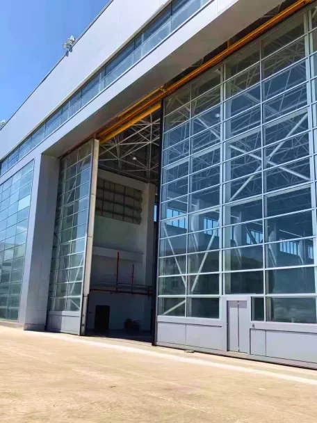 Sliding Doors In Factory Workshop Entrances
