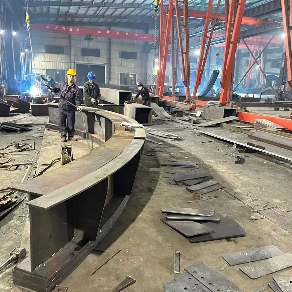 H-shaped Curved Steel Beam