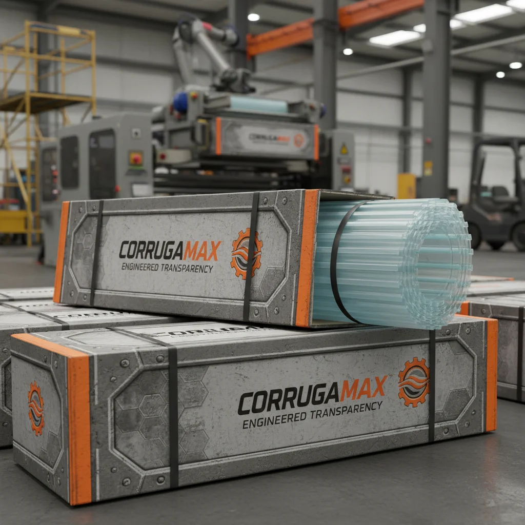 Polycarbonate Corrugated Tile for Industrial Roofing and Cladding