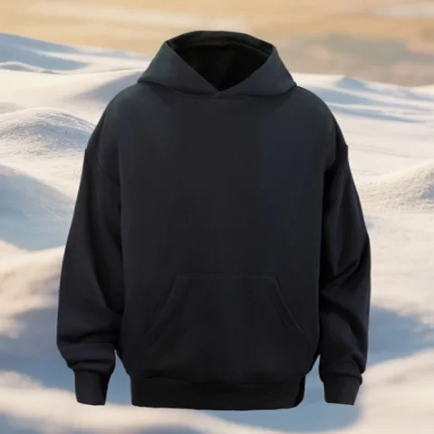 Black Hooded Anti-Stab Sweatshirt