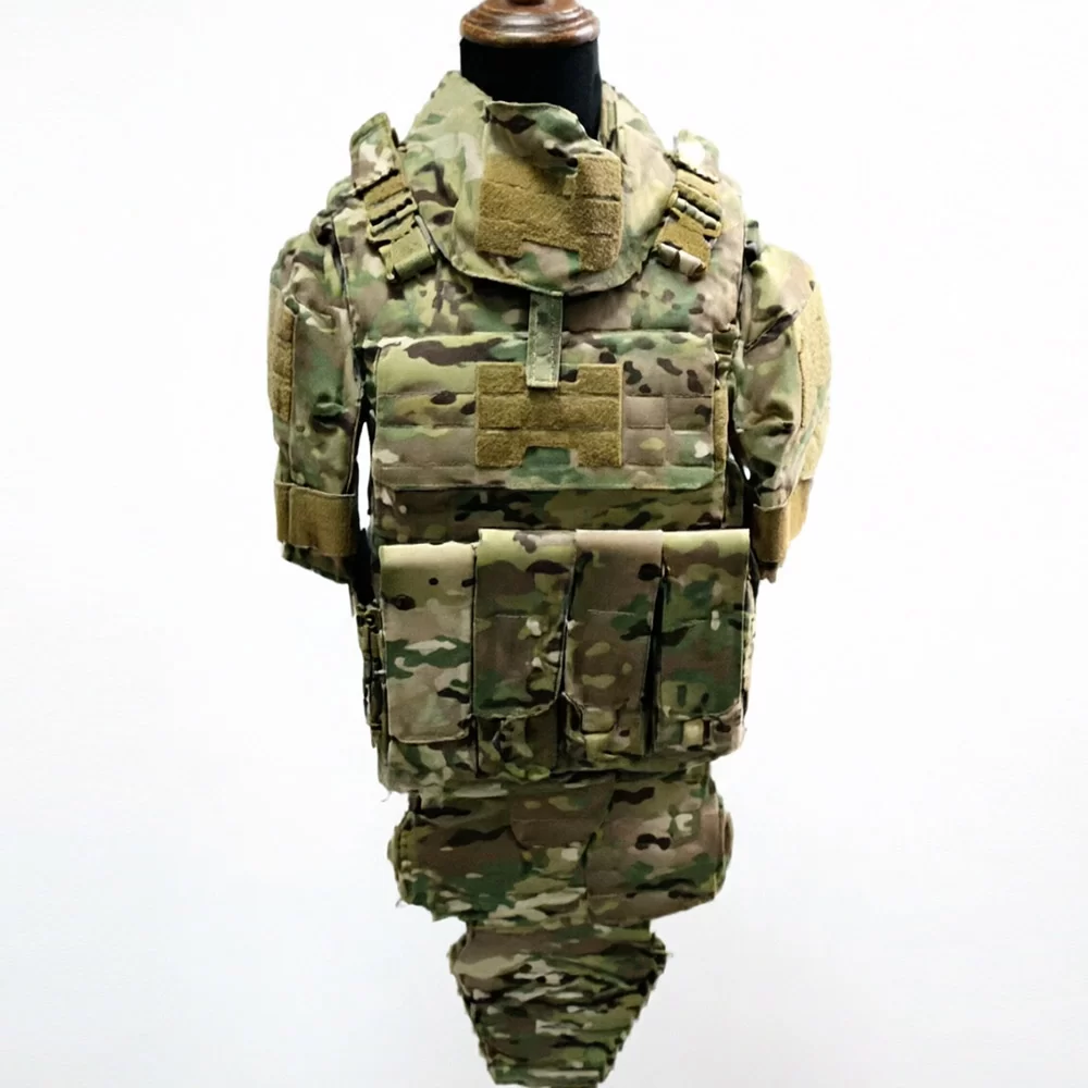 Full-Cover Tactical Ballistic Vest Set Level IIIA