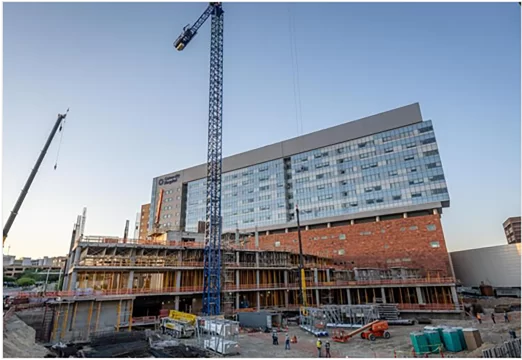 Lawrence Project Site crop – webImage General Piping Relies On NIBCO’s Grooved Butterfly Valves To Eliminate Extra Work, Install Quickly And Provide Superior Performance For Lawrence Central High School Renovation Project