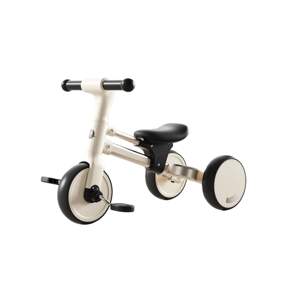 WAQILE  Best Quality 4-in-1 Plastic Pedal Kids’ Balance Bike with Training Wheels for Children Aged 2 to 4 Years