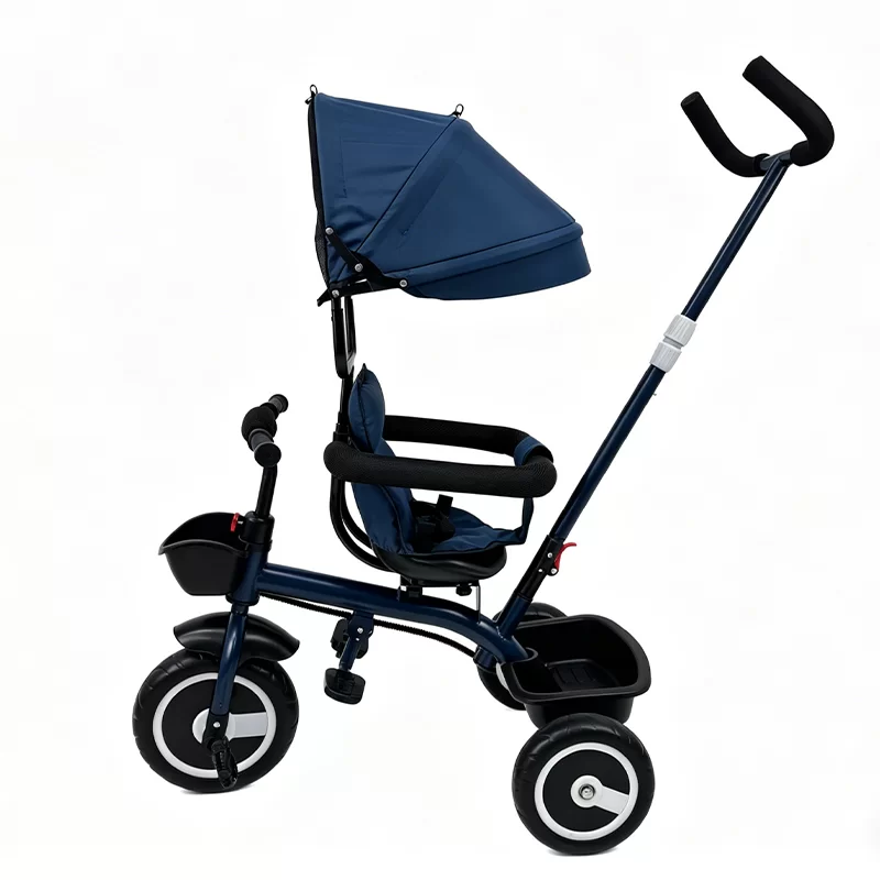 Waqile New 4-In-1 High-Carbon Steel Children’s Tricycle — Featuring A Rotatable Seat, Suitable For Ages 1–6
