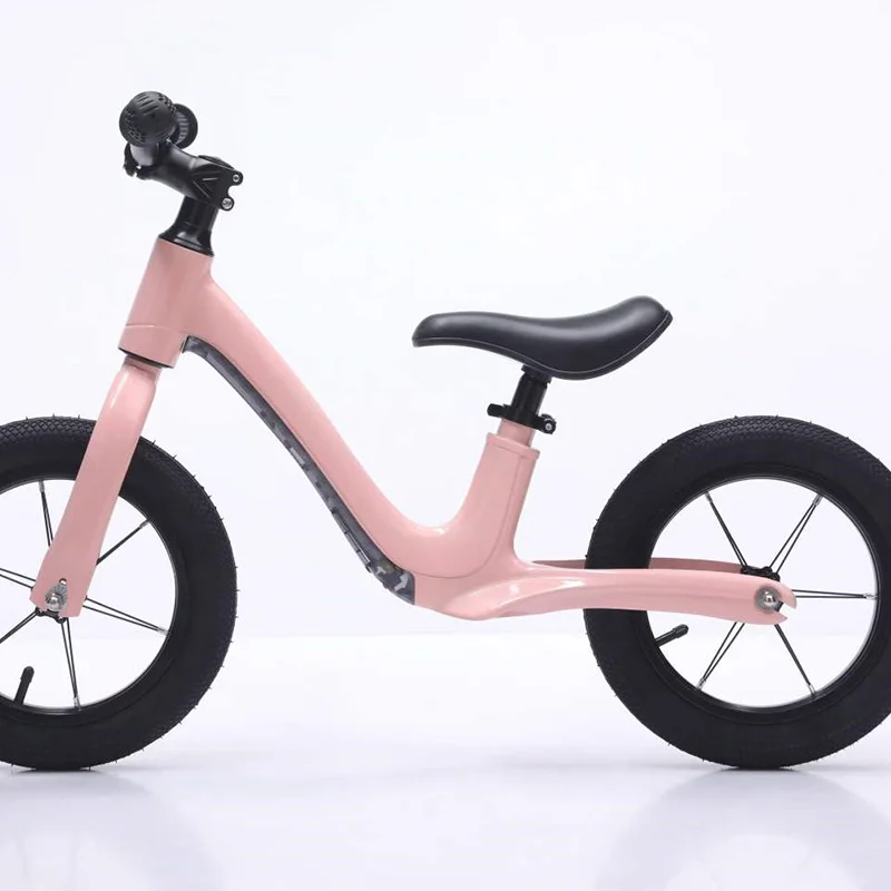 Custom 12-14 Inch 2-Wheel Kids Balance Bike LED Light Electric No-Pedal Toddler Scooter