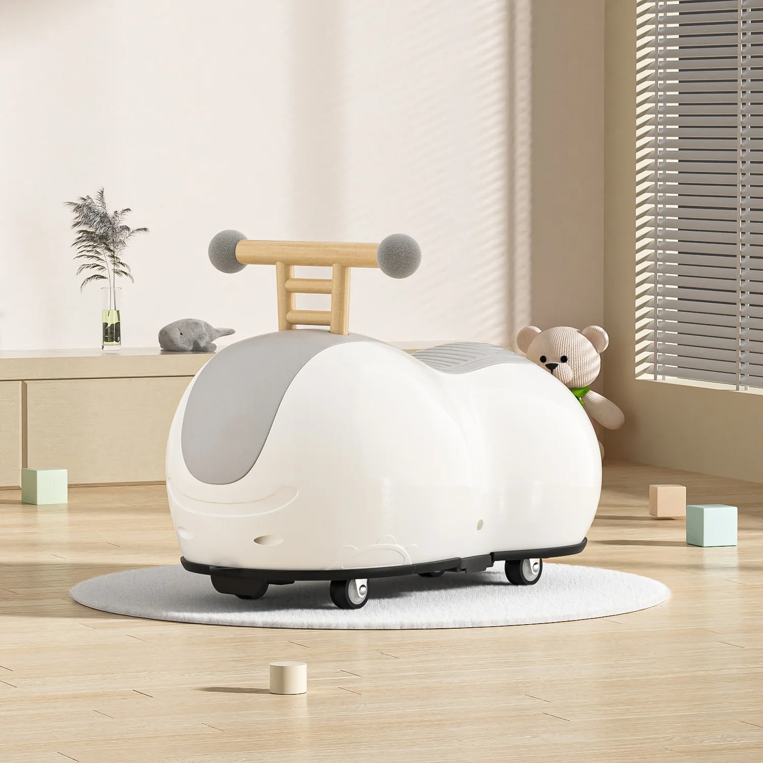 Internet Popular Peanut Children’s Balance Bike for 1-3 Years Old Boys Girls Gift Toy