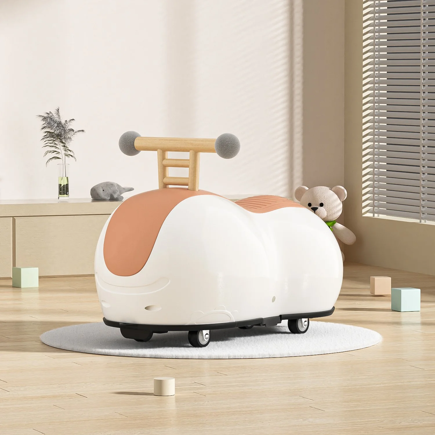 Internet Popular Peanut Children’s Balance Bike for 1-3 Years Old Boys Girls Gift Toy