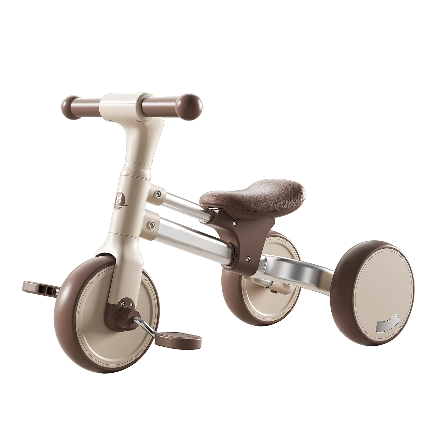 WAQILE  Best Quality 4-in-1 Plastic Pedal Kids’ Balance Bike with Training Wheels for Children Aged 2 to 4 Years