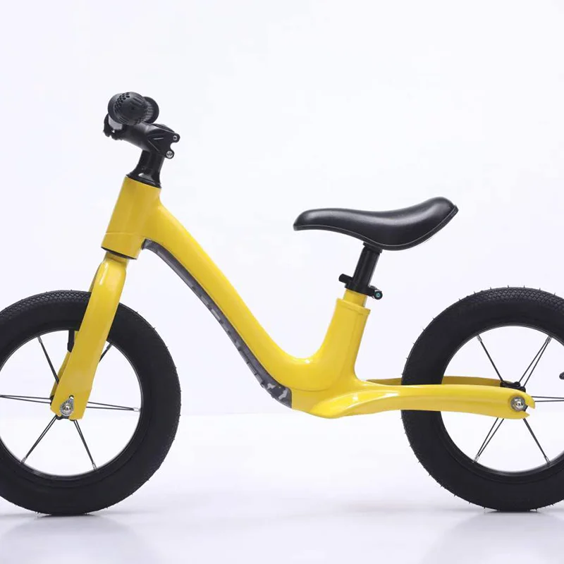 Custom 12-14 Inch 2-Wheel Kids Balance Bike LED Light Electric No-Pedal Toddler Scooter