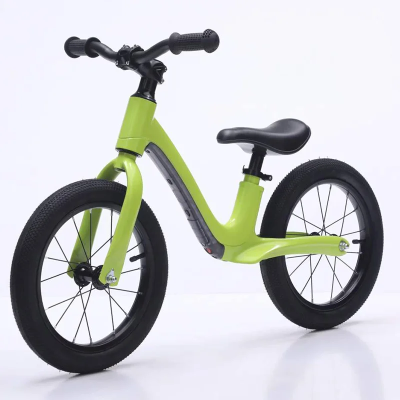Custom 12-14 Inch 2-Wheel Kids Balance Bike LED Light Electric No-Pedal Toddler Scooter