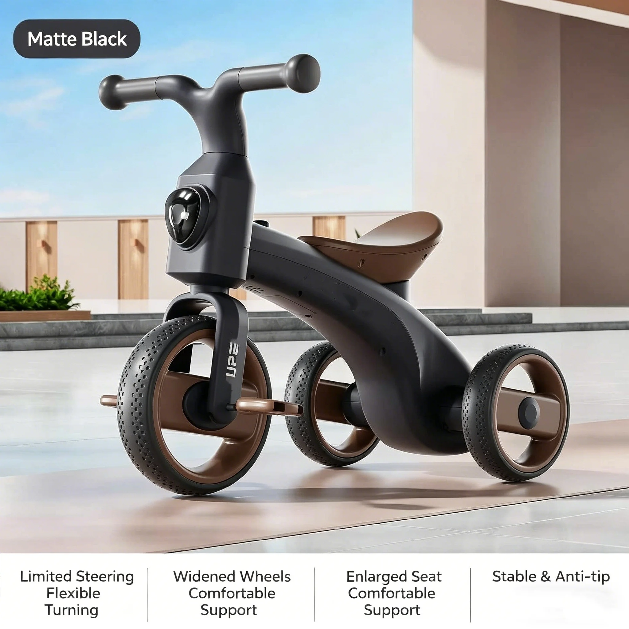 1-3 Years Old Plastic Baby Balance Bike No Pedal Scooter Infant Toddler Learning Walking Sliding Toy