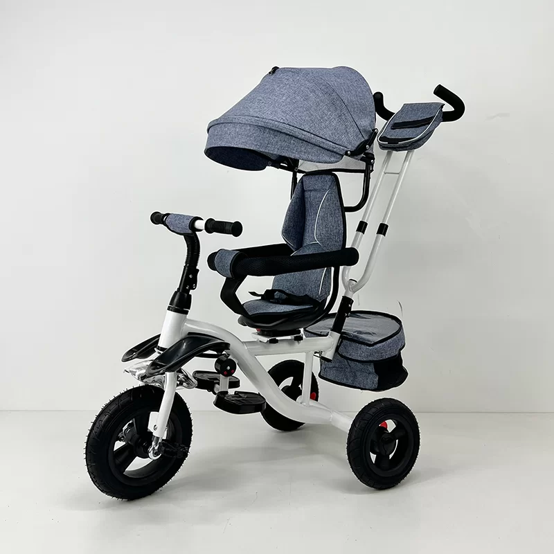 Waqile Customizable 4in1 HighCarbon Steel Children’s Tricycle Suitable for Boys and Girls Aged 1–6