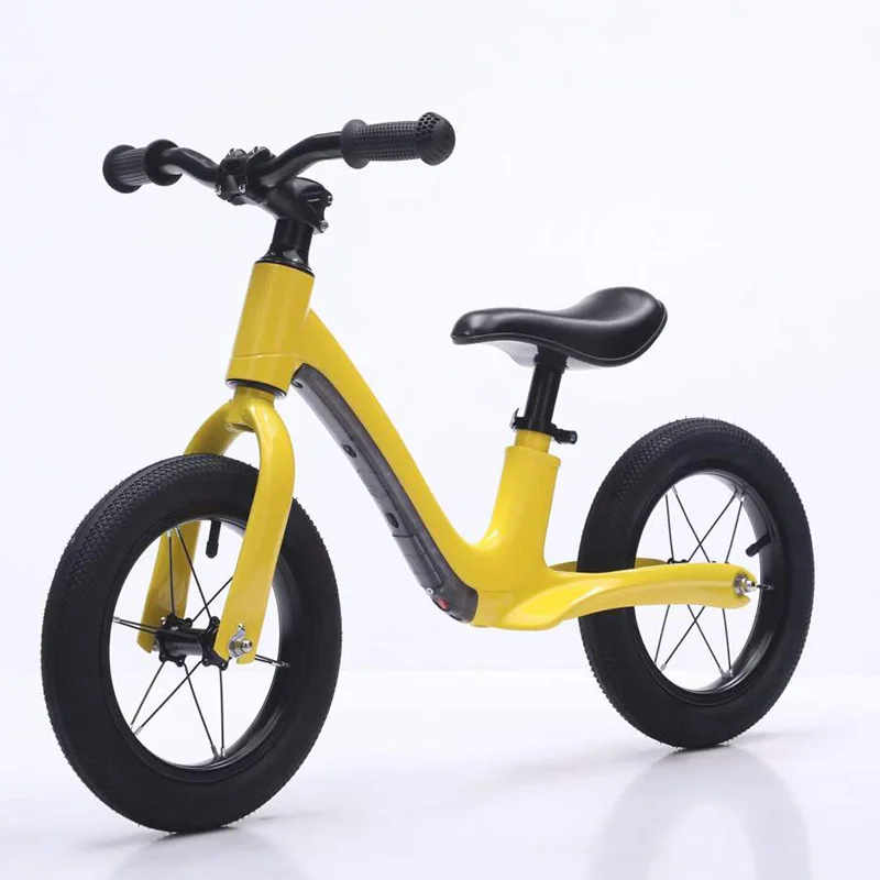 Custom 12-14 Inch 2-Wheel Kids Balance Bike LED Light Electric No-Pedal Toddler Scooter