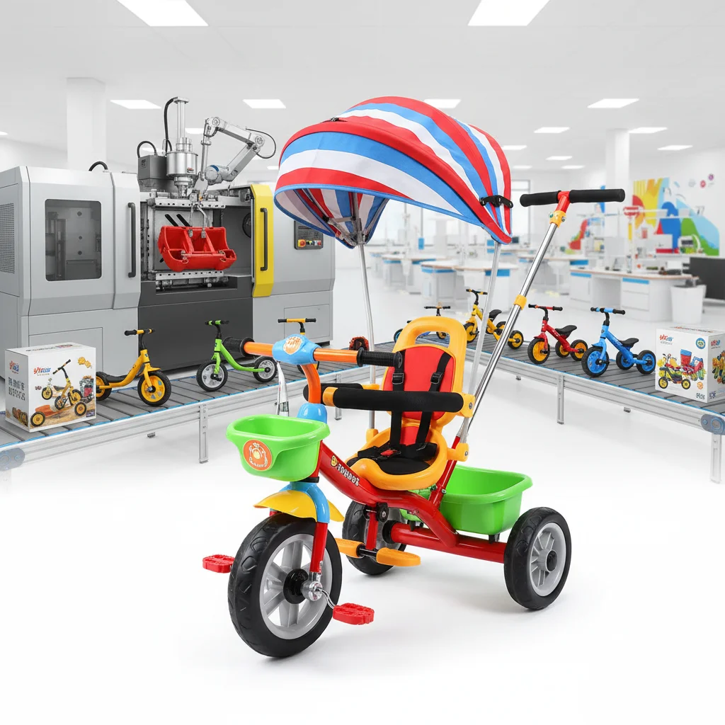 Professional push trike with canopy Manufacturer for Brands